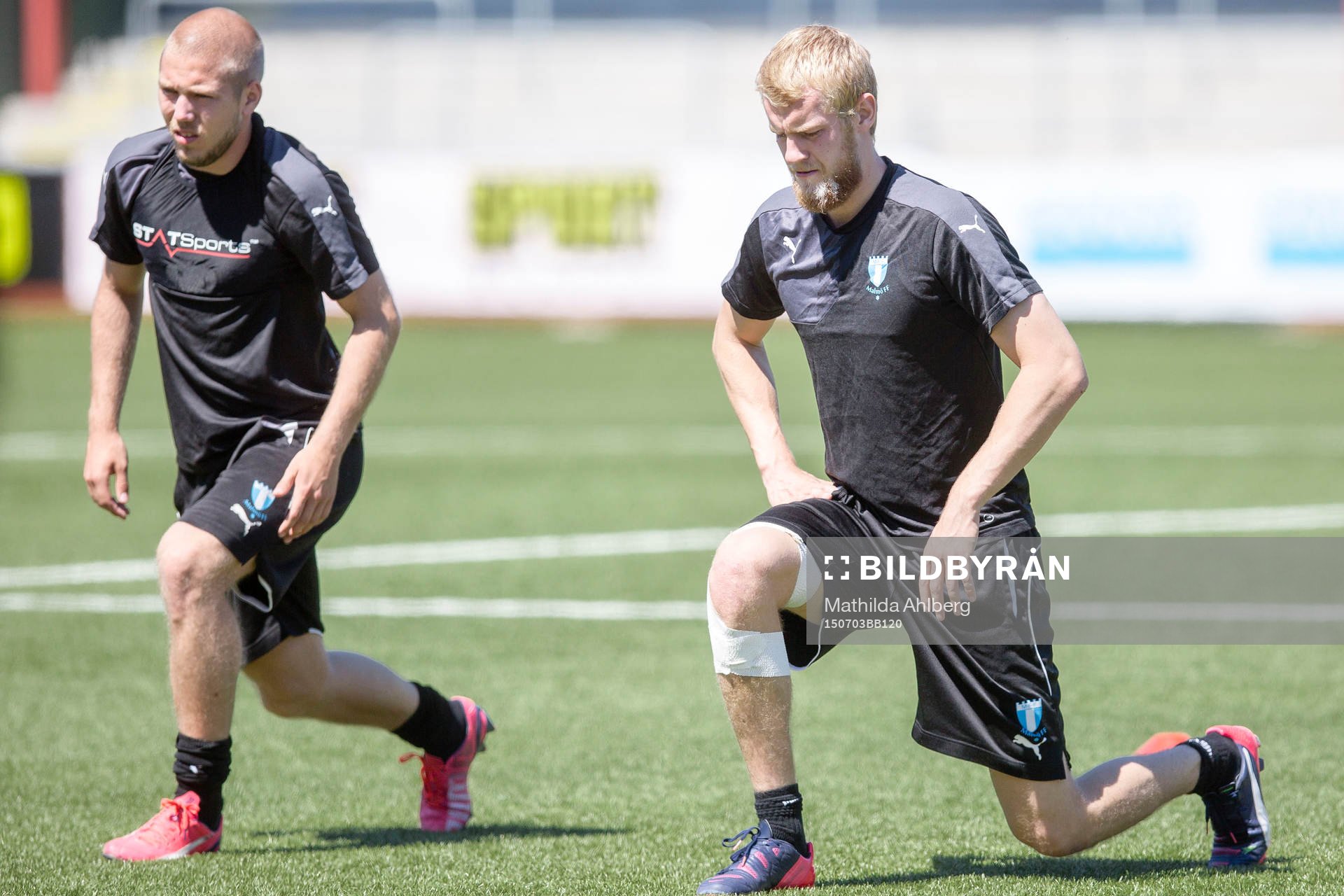 Malmö FFs  Anton Tinnerholm och Filip Helander