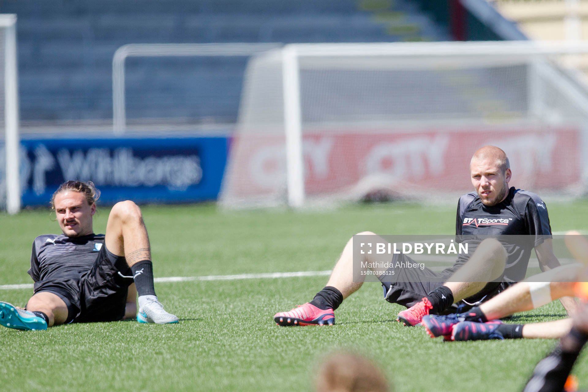 Malmö FFs Erik Johansson och Anton Tinnerholm
