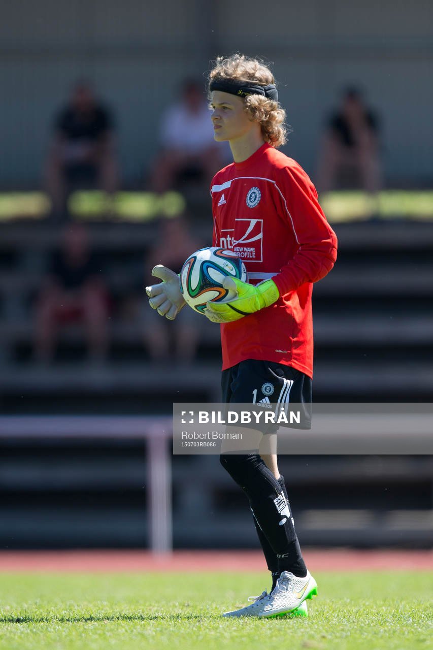 Hallands målvakt Dennis Bengtsson