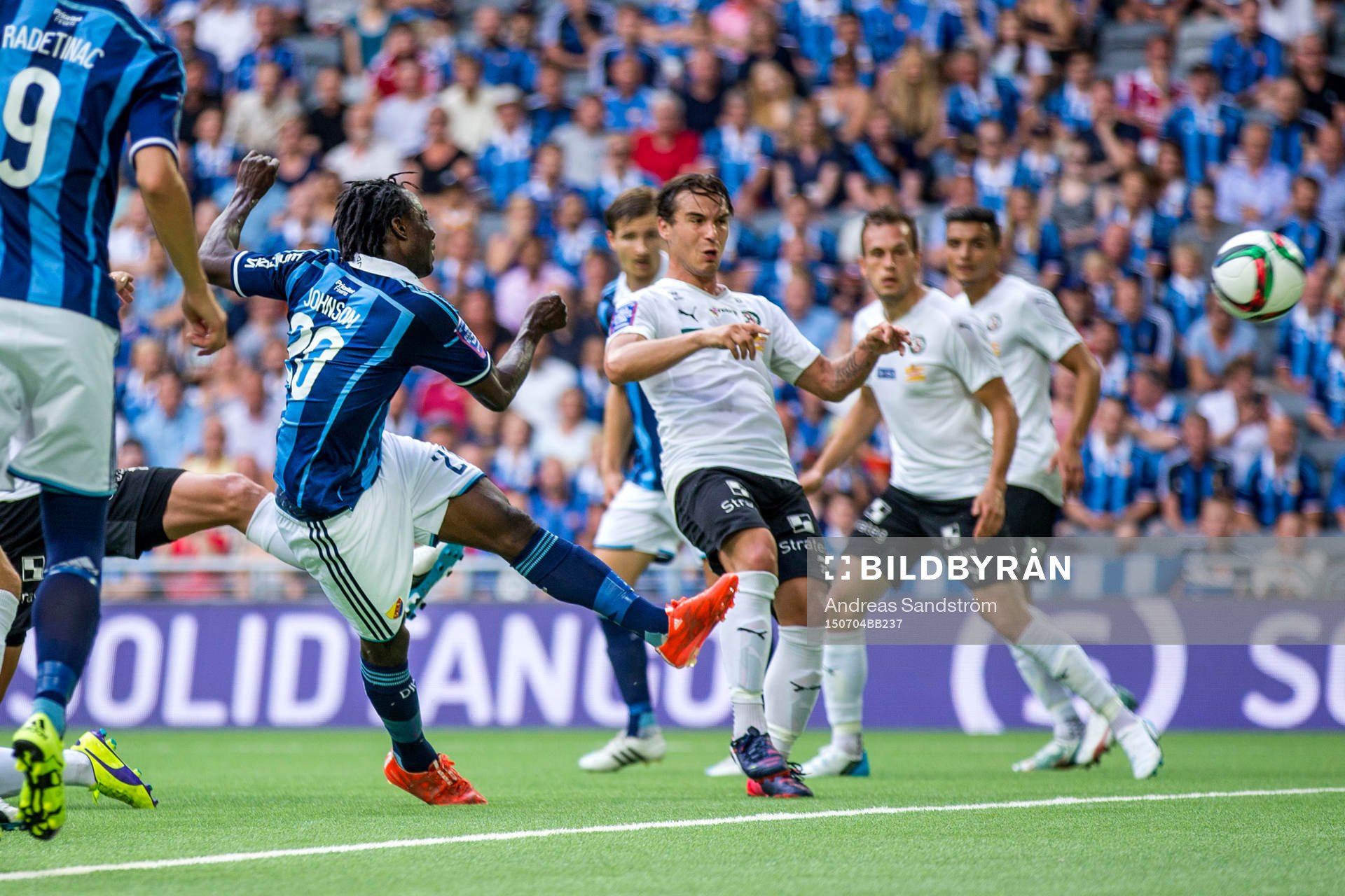 Djurgårdens Sam Johnson gör 2-0