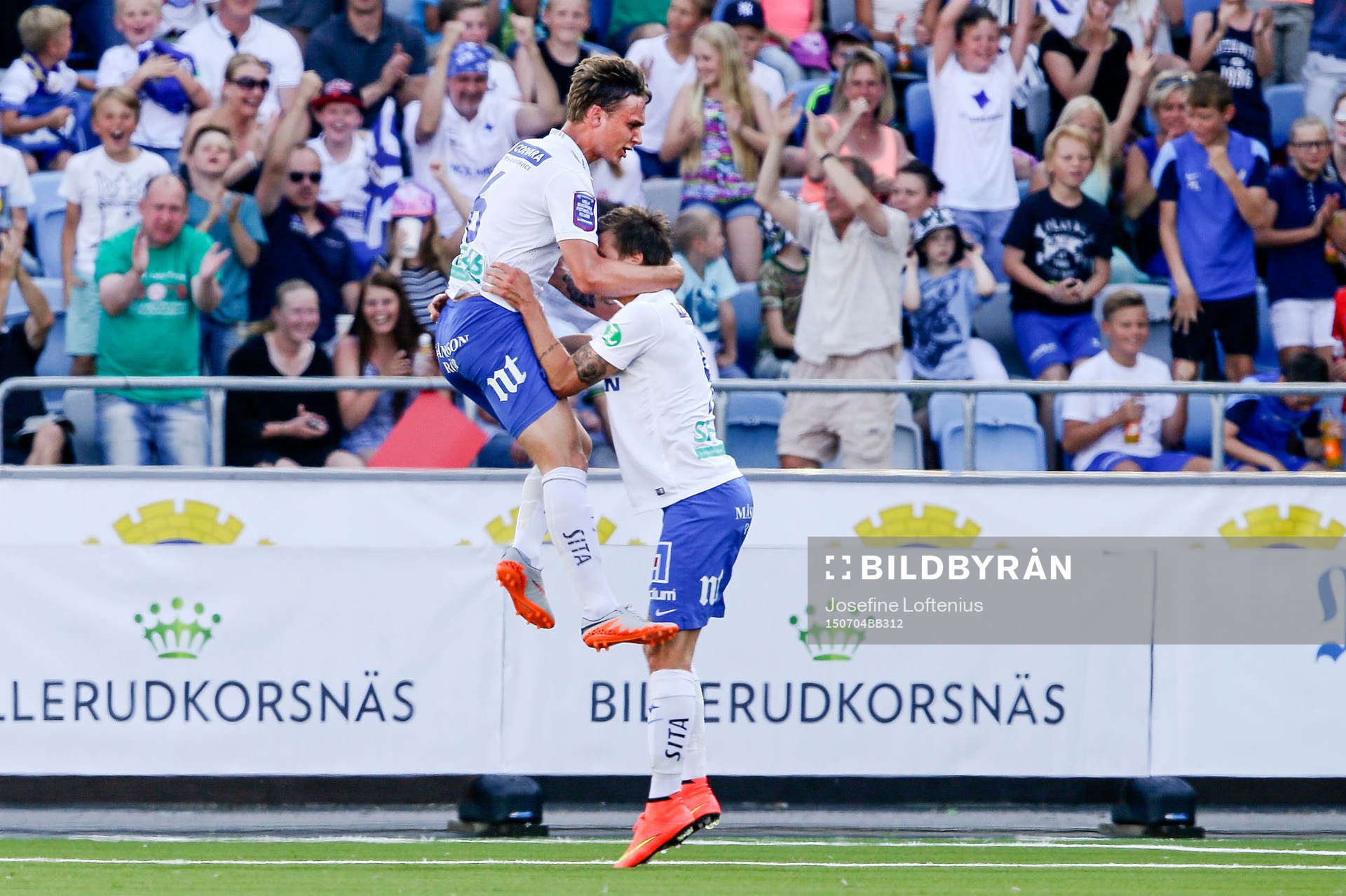 Norrköpings Linus Wahlqvist jublar