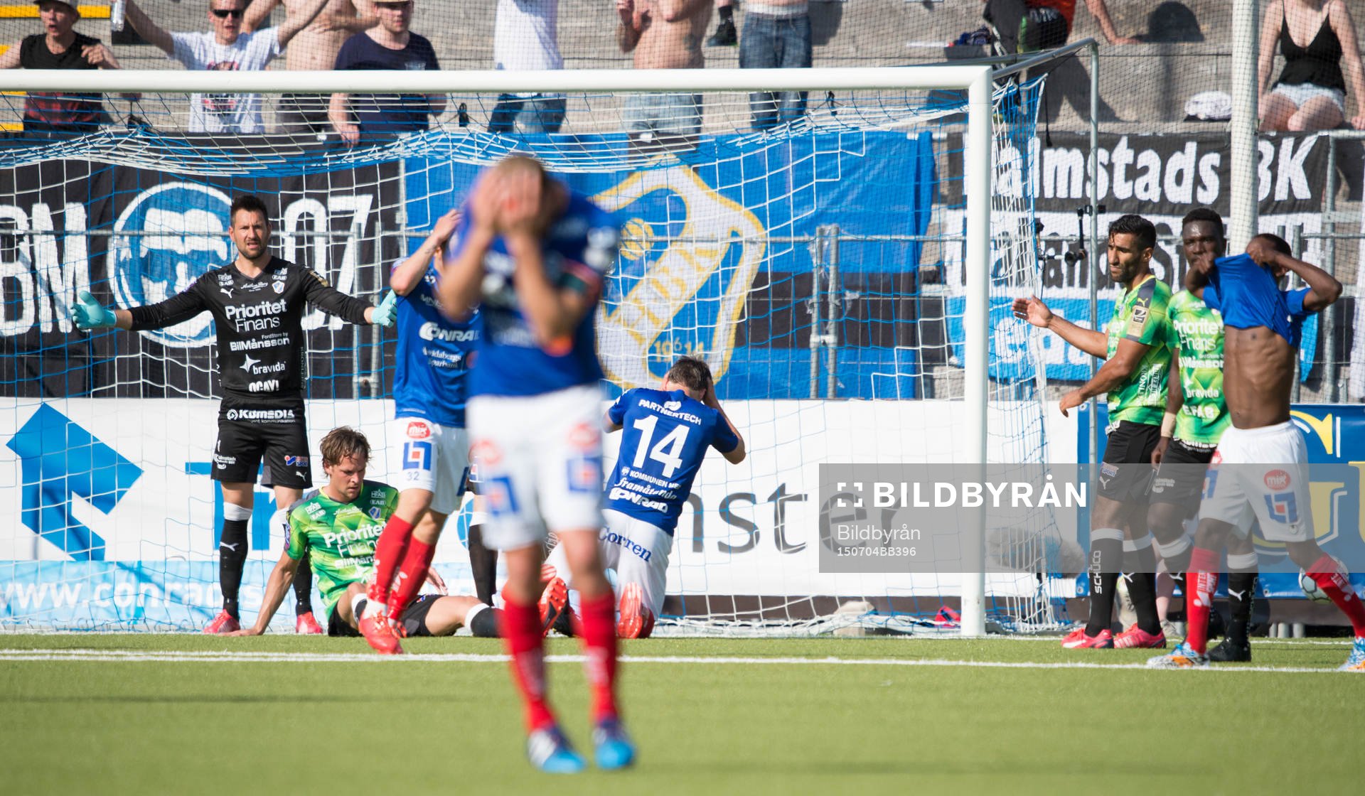 Samtliga spelare deppar