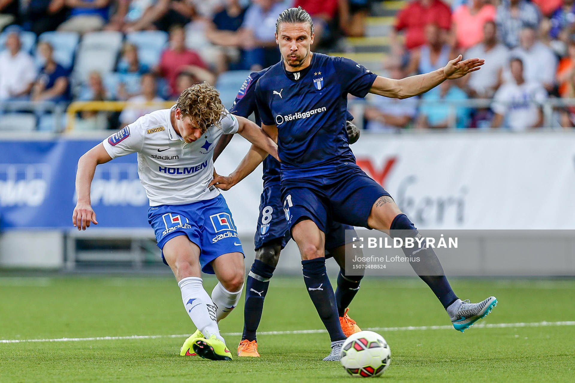 Norrköpings Alexander Fransson gör 3-1 framför Malmö
