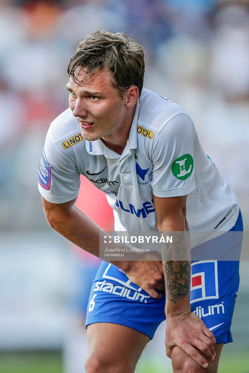 Norrköpings Linus Wahlqvist deppar