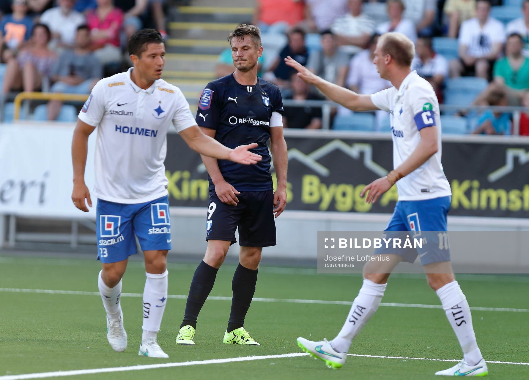Malmös Markus Rosenberg deppar vid Norrköpings David Boo