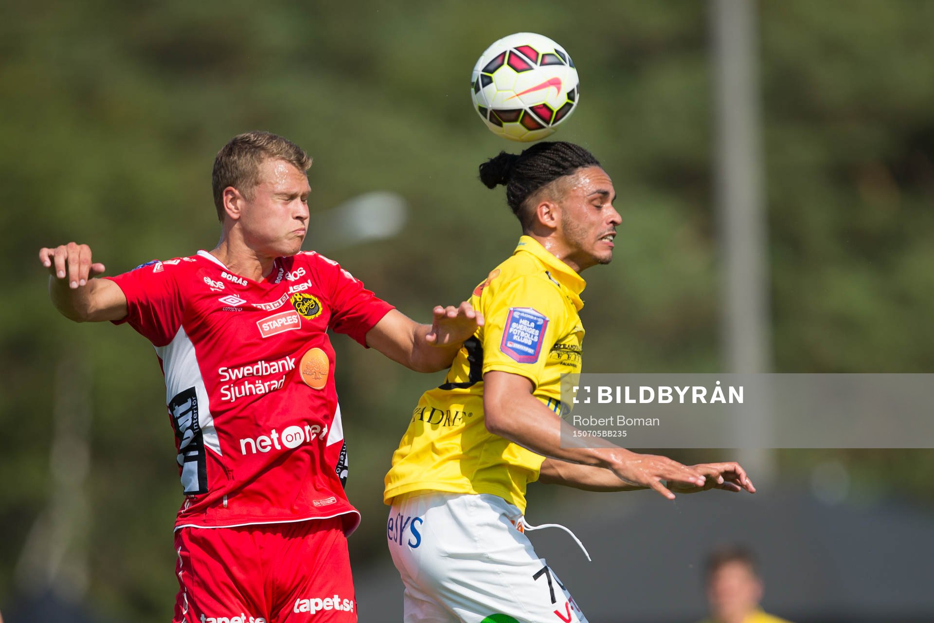 Elfsborgs Jon Jönsson och Falkenbergs Aleksander Jakobsen