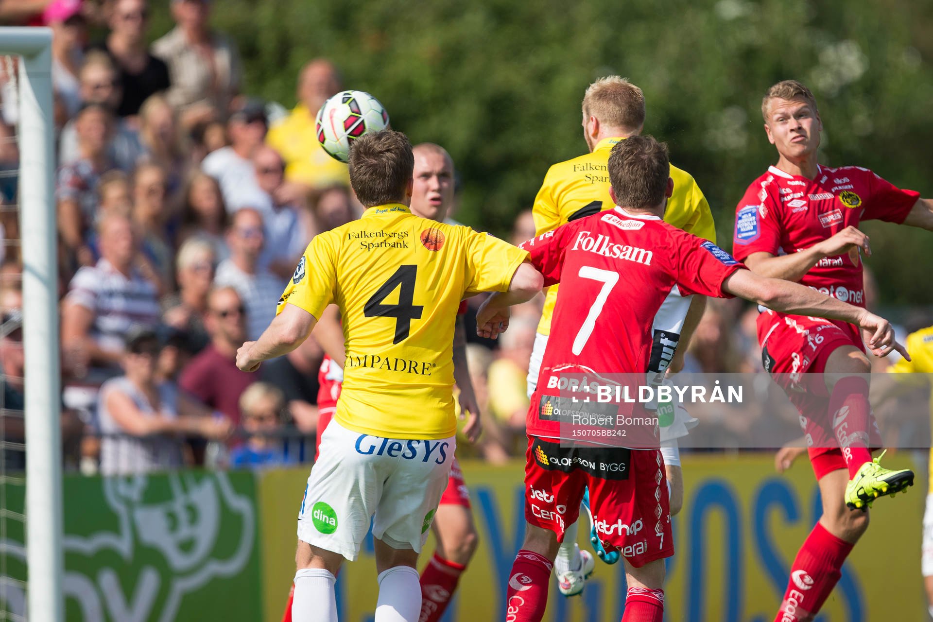 Falkenbergs Per Karlsson nickar in reduceringsmålet 2-2