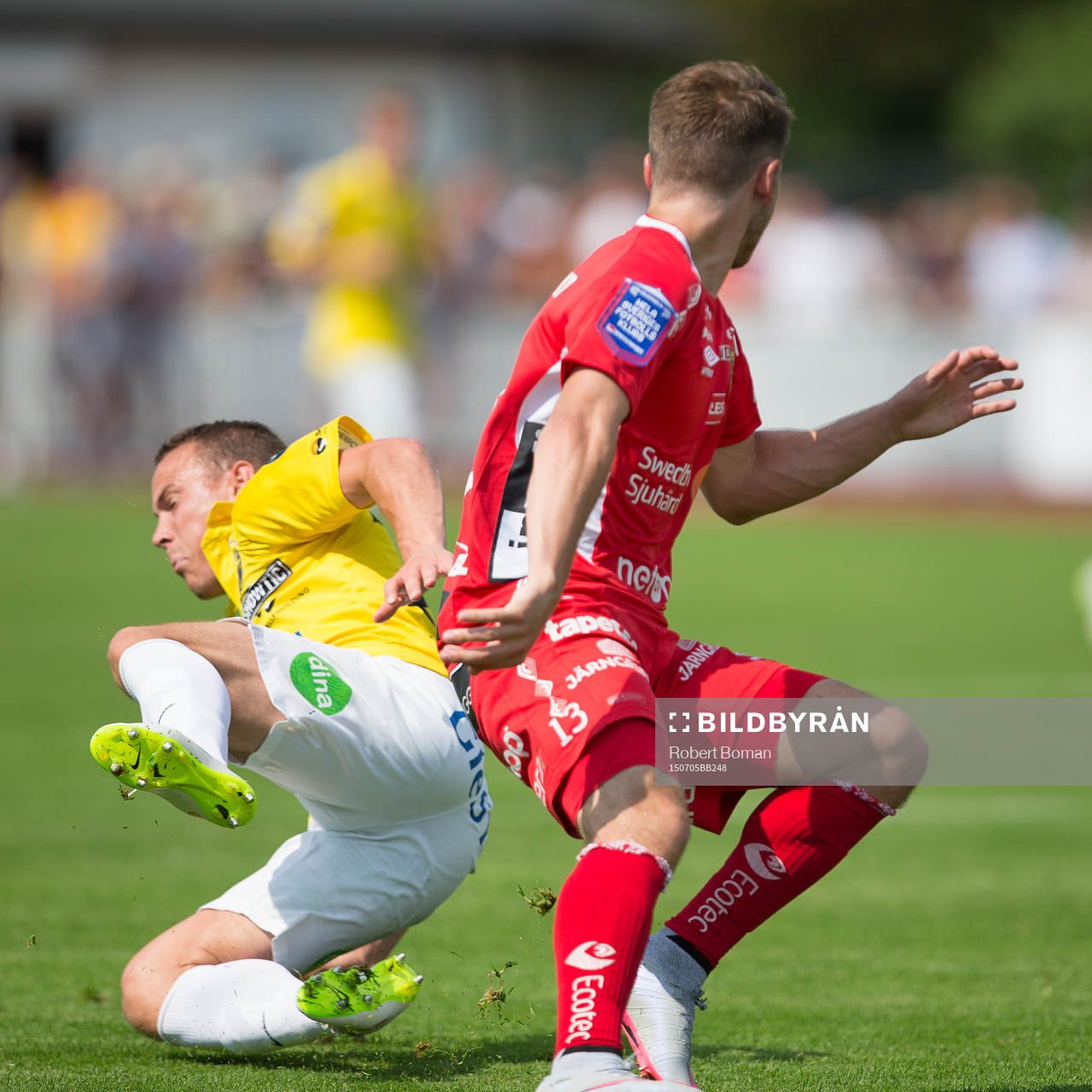 Falkenbergs Calle Wede och Elfsborgs Arber Zeneli