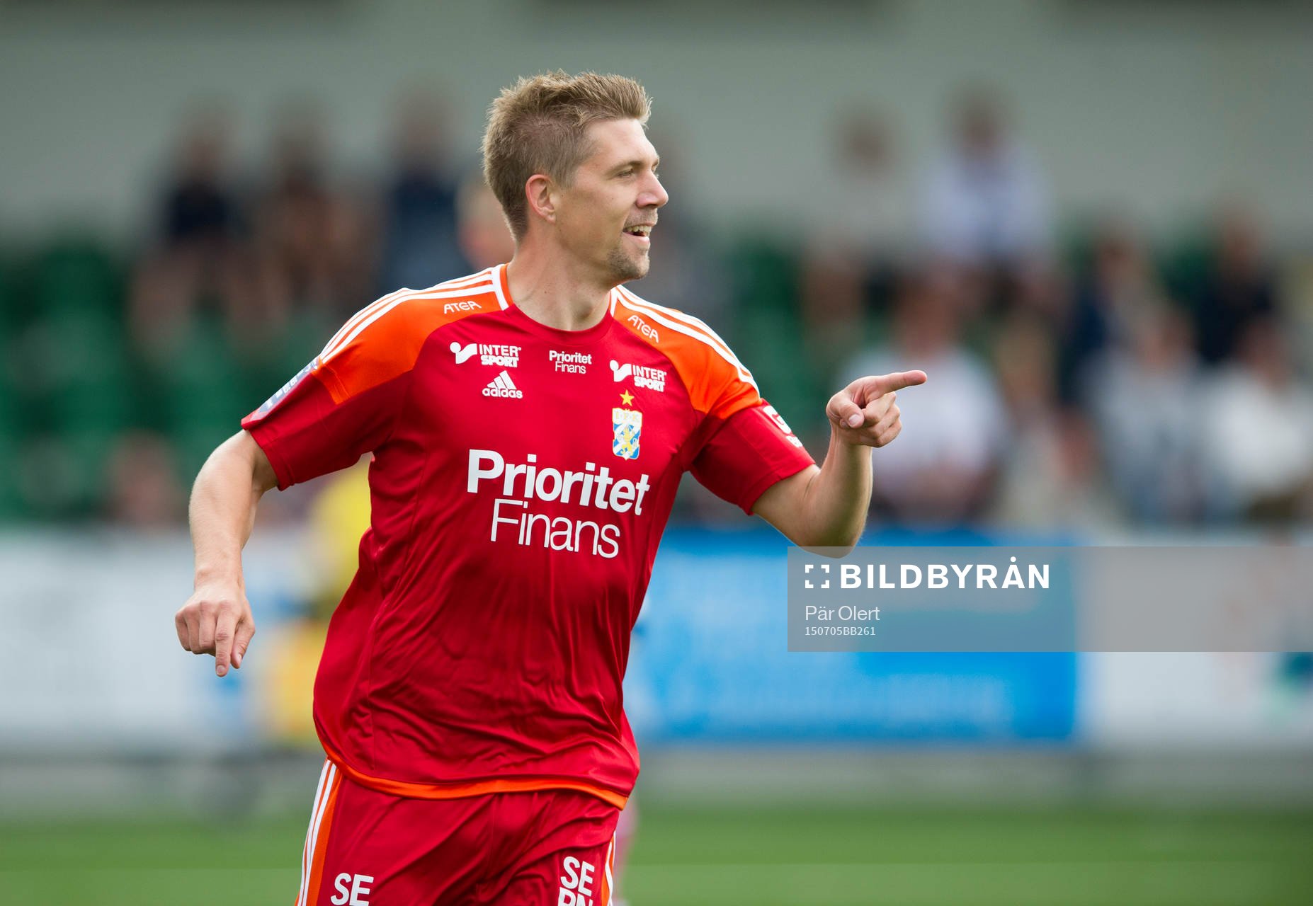 IFK Göteborgs Mikael Boman gör 0-1 målet
