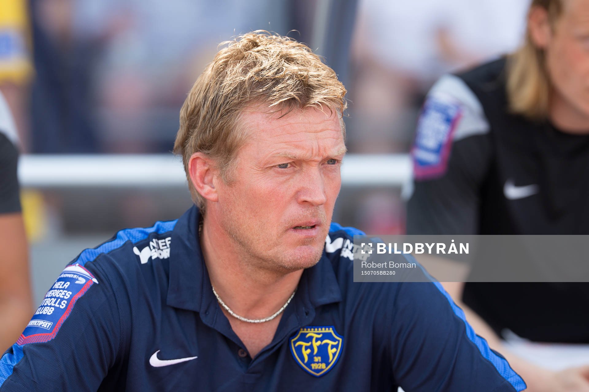 Falkenbergs målvaktstränare Leif Troedsson före