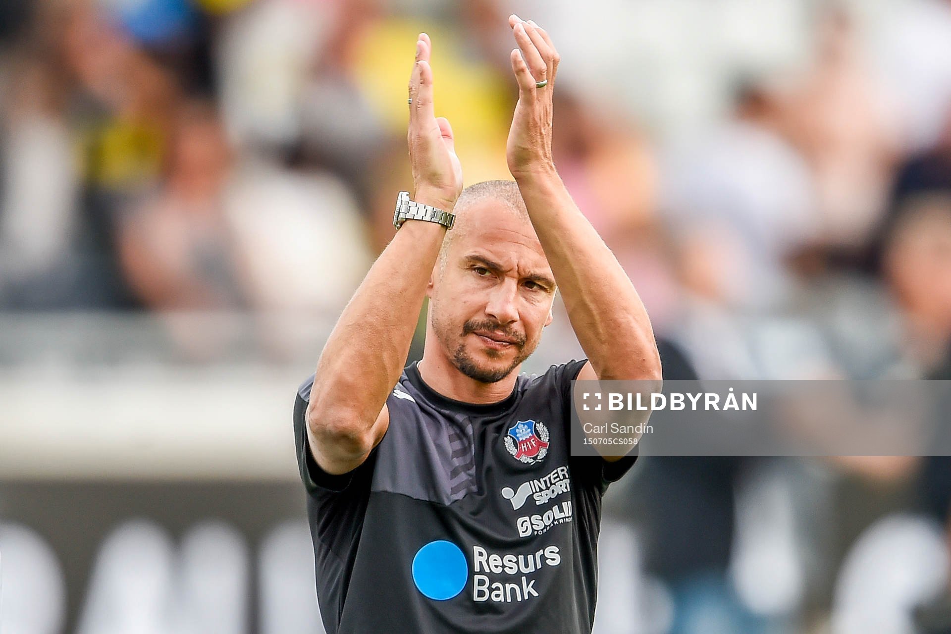 Helsingborgs manager Henrik Larsson tackar publiken