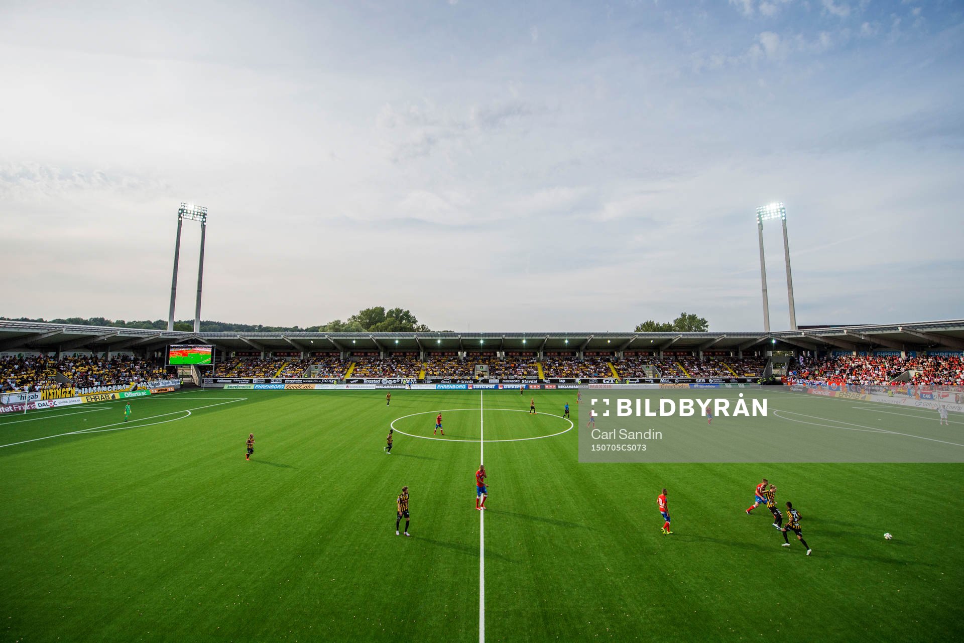 Vy över Bravida Arena