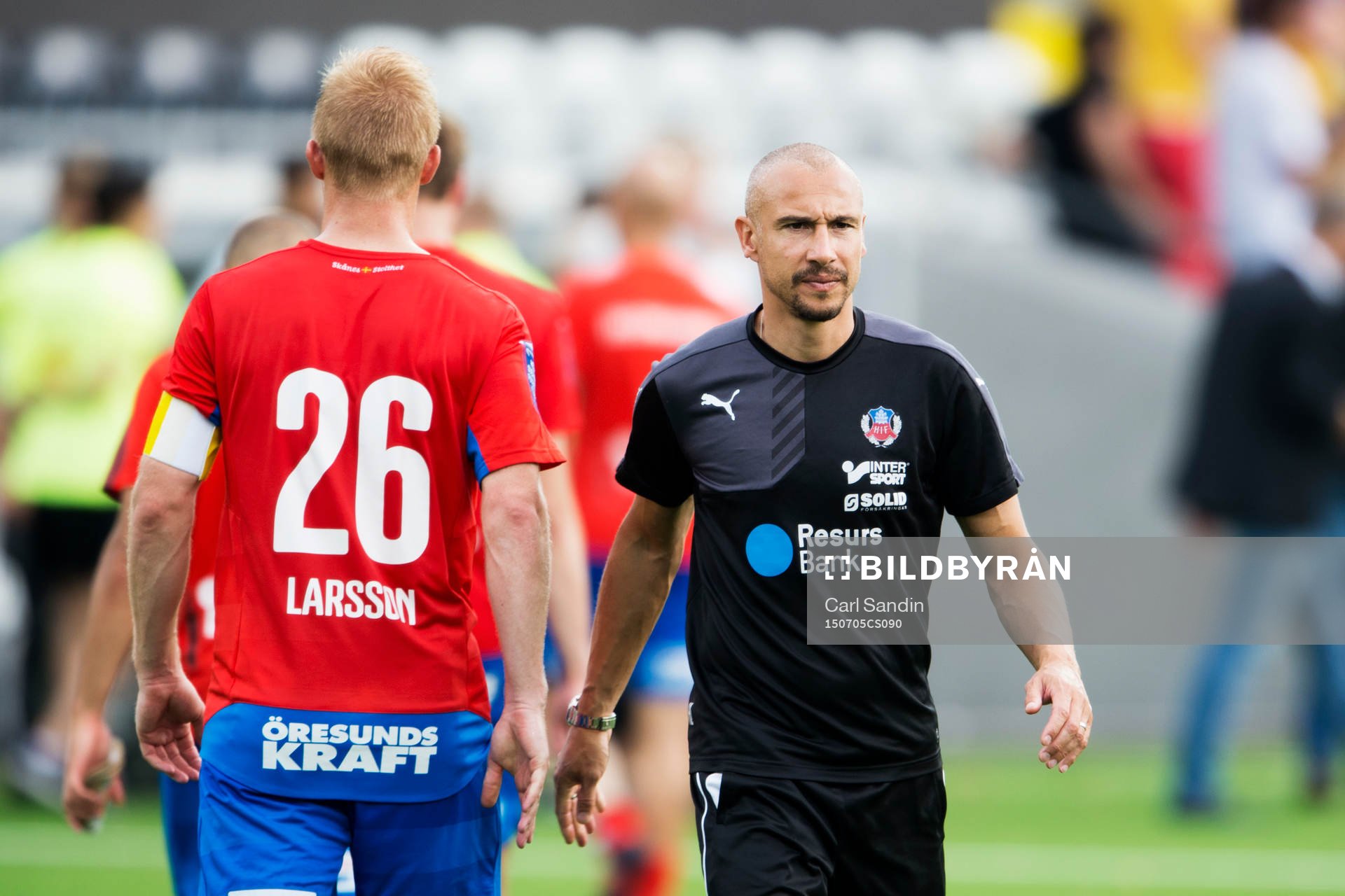 Helsingborgs manager Henrik Larsson