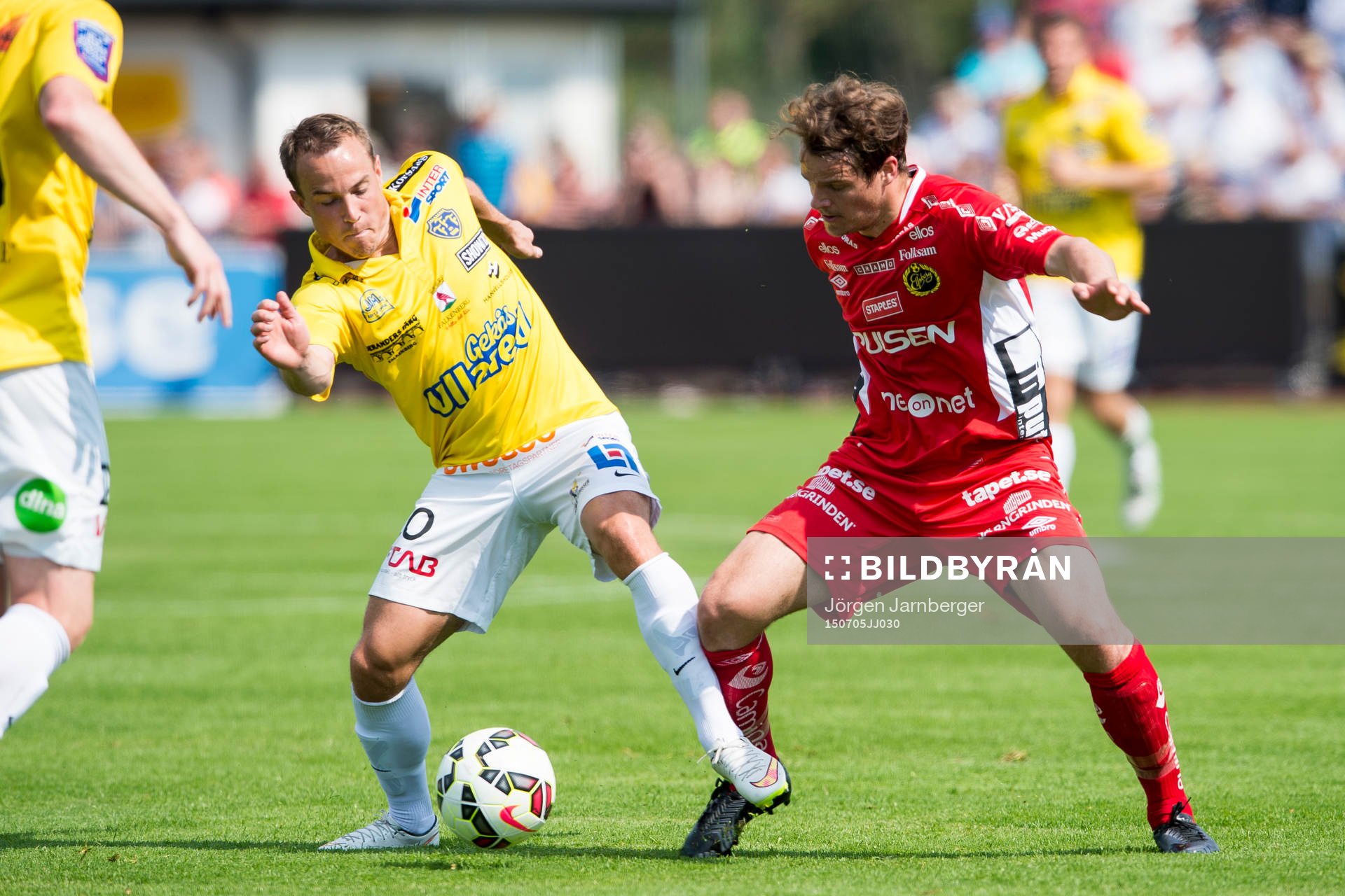 Kamp mellan Falkenbergs Carl Wede och Elfsborgs Henning