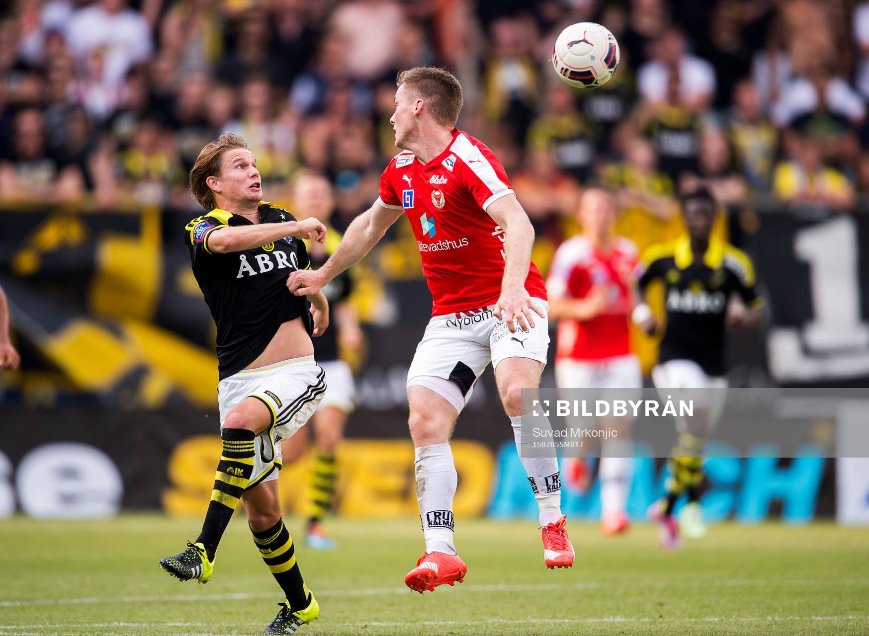 under fotbollsmatchen i Allsvenskan mellan Kalmar och AIK