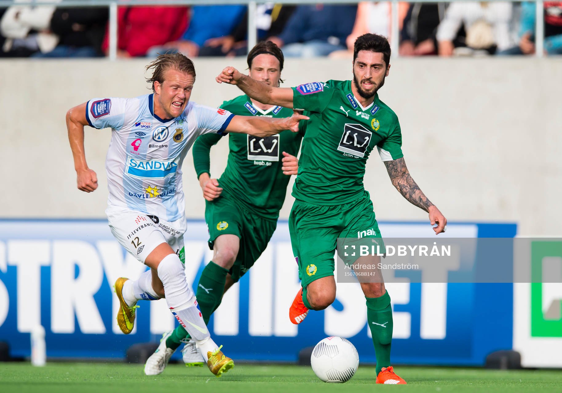 Hammarbys Nahir Besara jagas av Gefles Anders