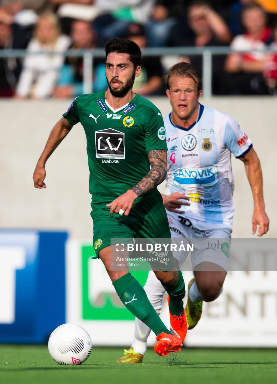 Hammarbys Nahir Besara jagas av Gefles Anders