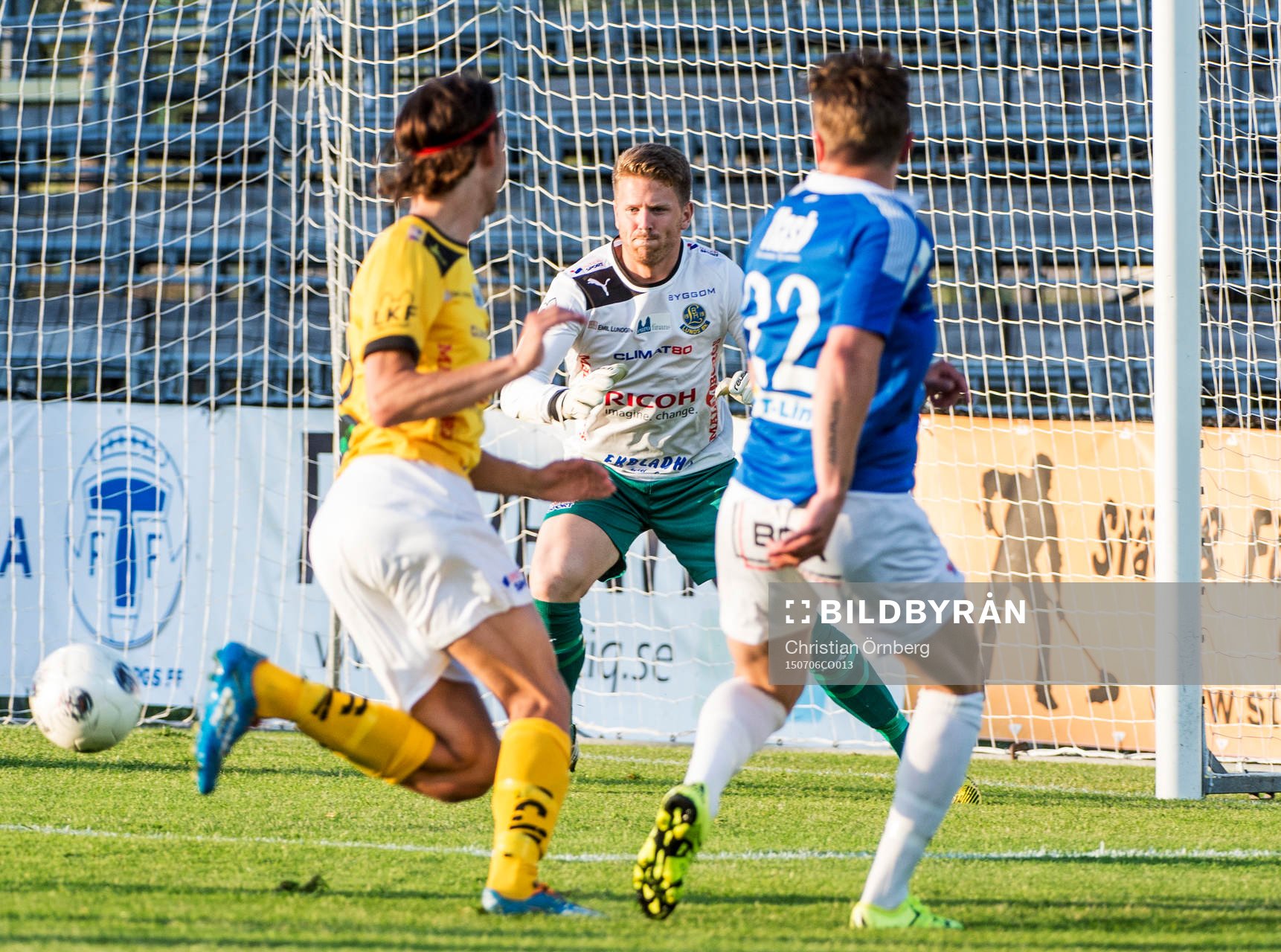Lunds Peter Nilsson och Lukas Isaksson mot Trelleborgs