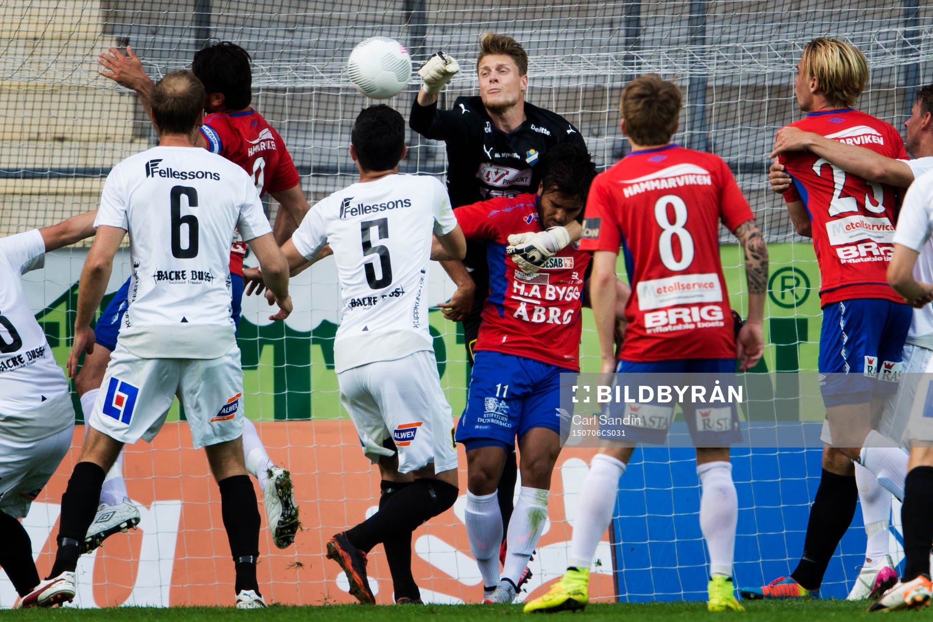 Östers målvakt Malkolm Nilsson