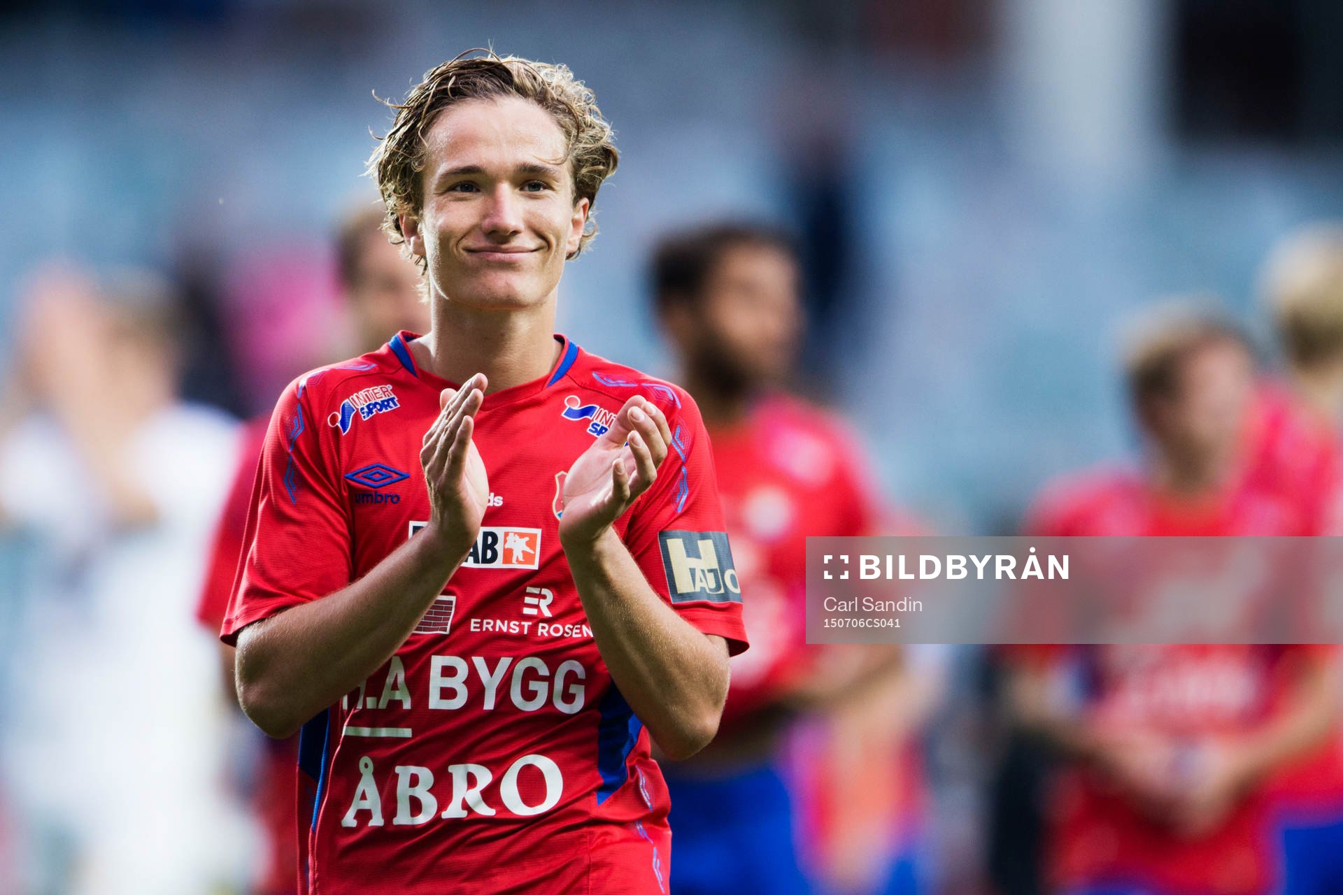 Örgrytes Jakob Lindström jublar