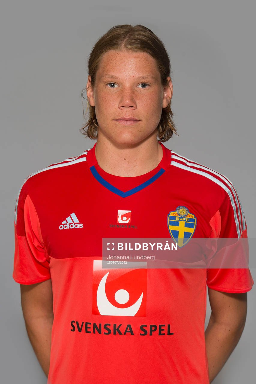 Gustaf Halvardson som spelar i P17/98-landslaget