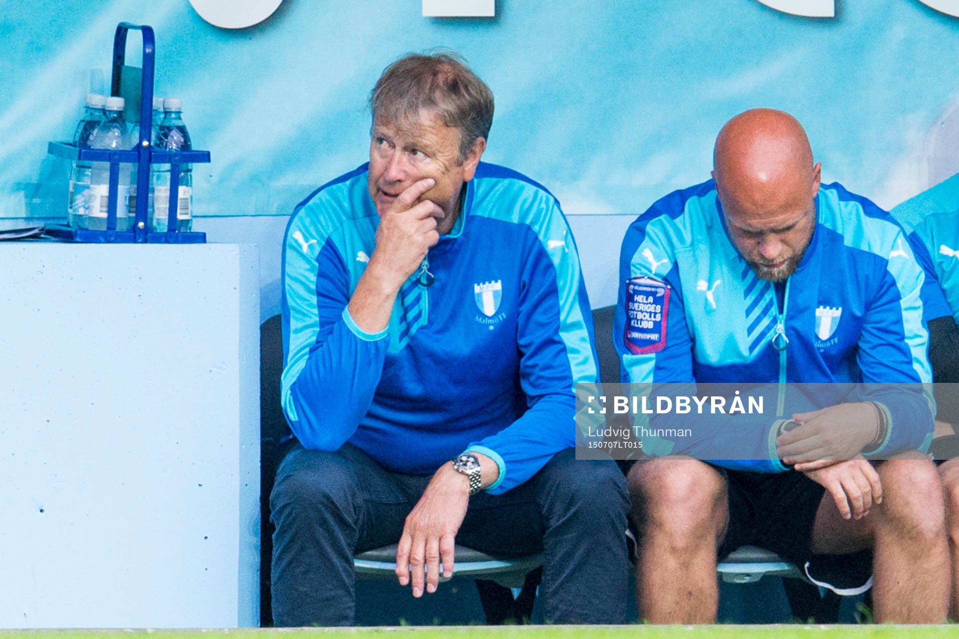 Malmö FFs tränare Åge Hareide funderar
