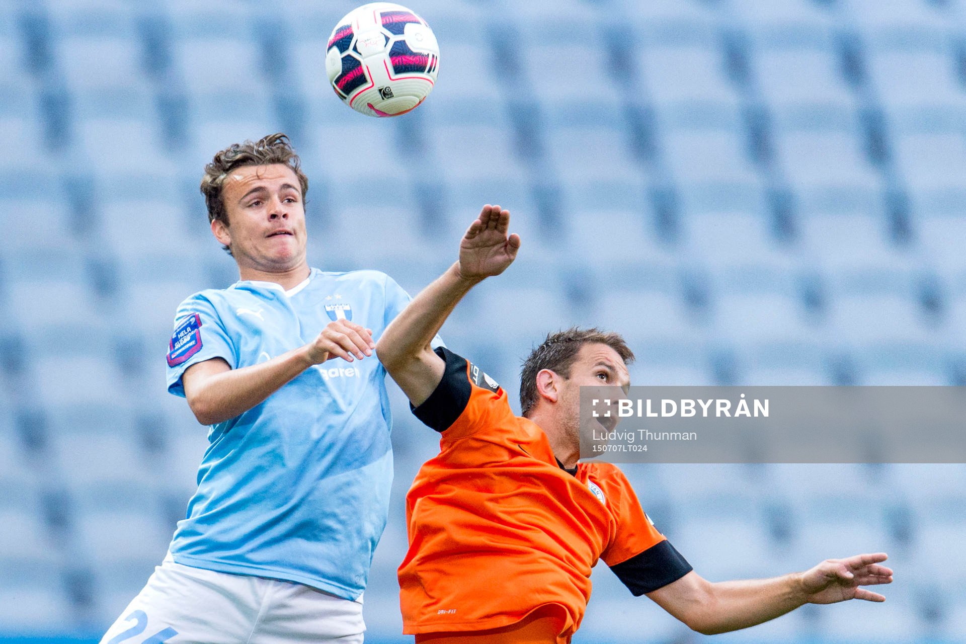 Malmö FFs Andreas Vindheim och Slovan Liberec Marek Bakos