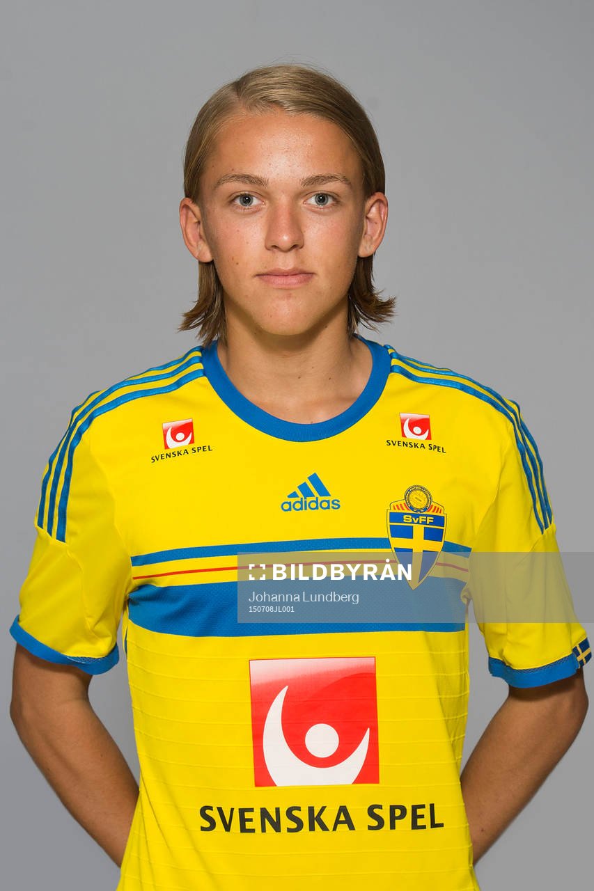 Jesper Karlsson som spelar i P17/98-landslaget