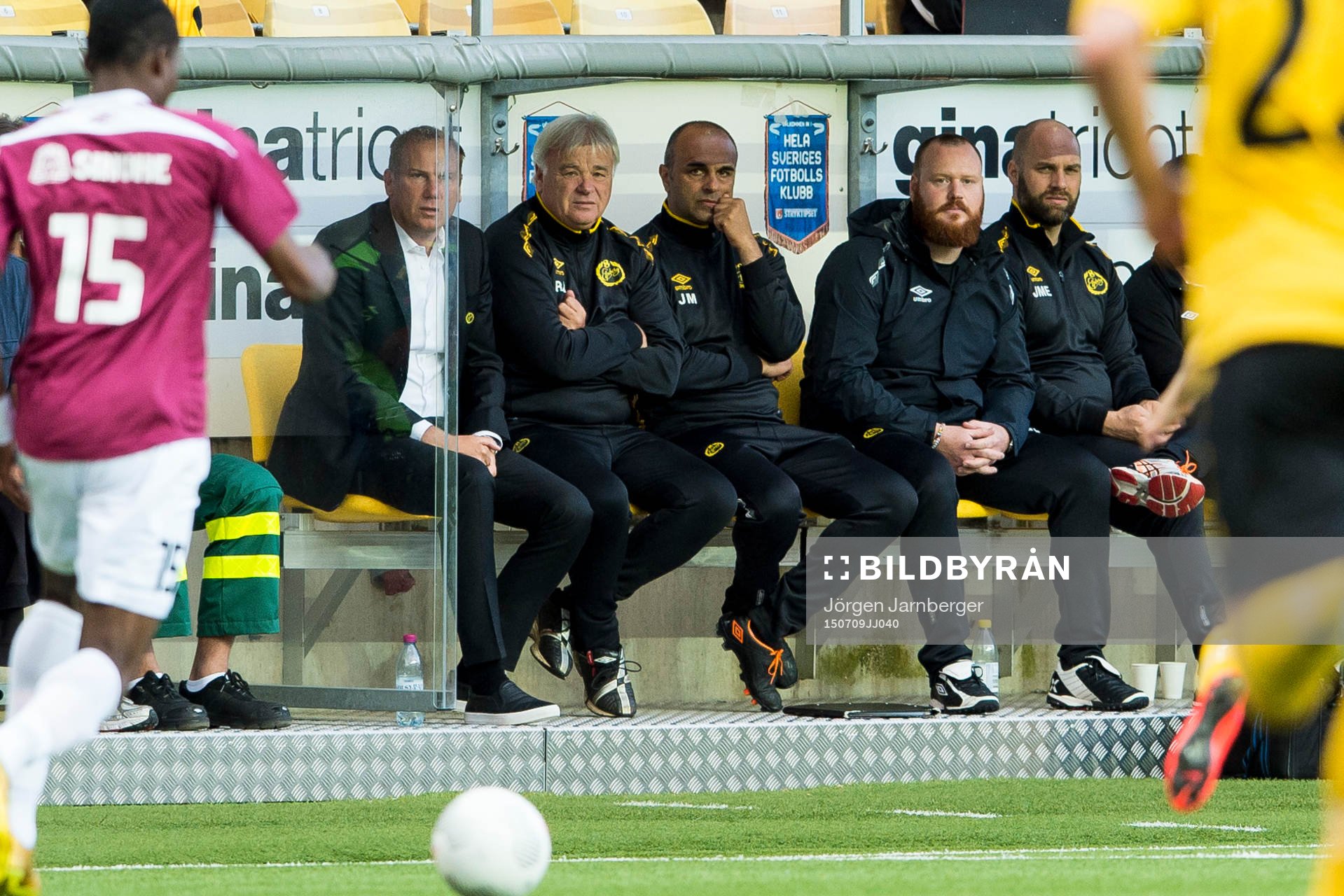 Elfsborgs manager Magnus Haglund (v), assisterande tränare