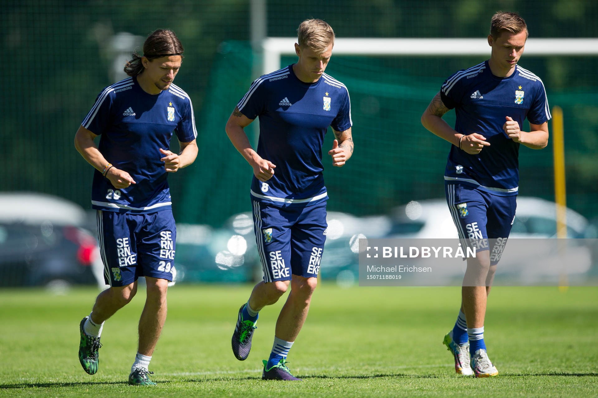 IFK Göteborgs Lasse Vibe, Sören Rieks och Jakob Ankersen