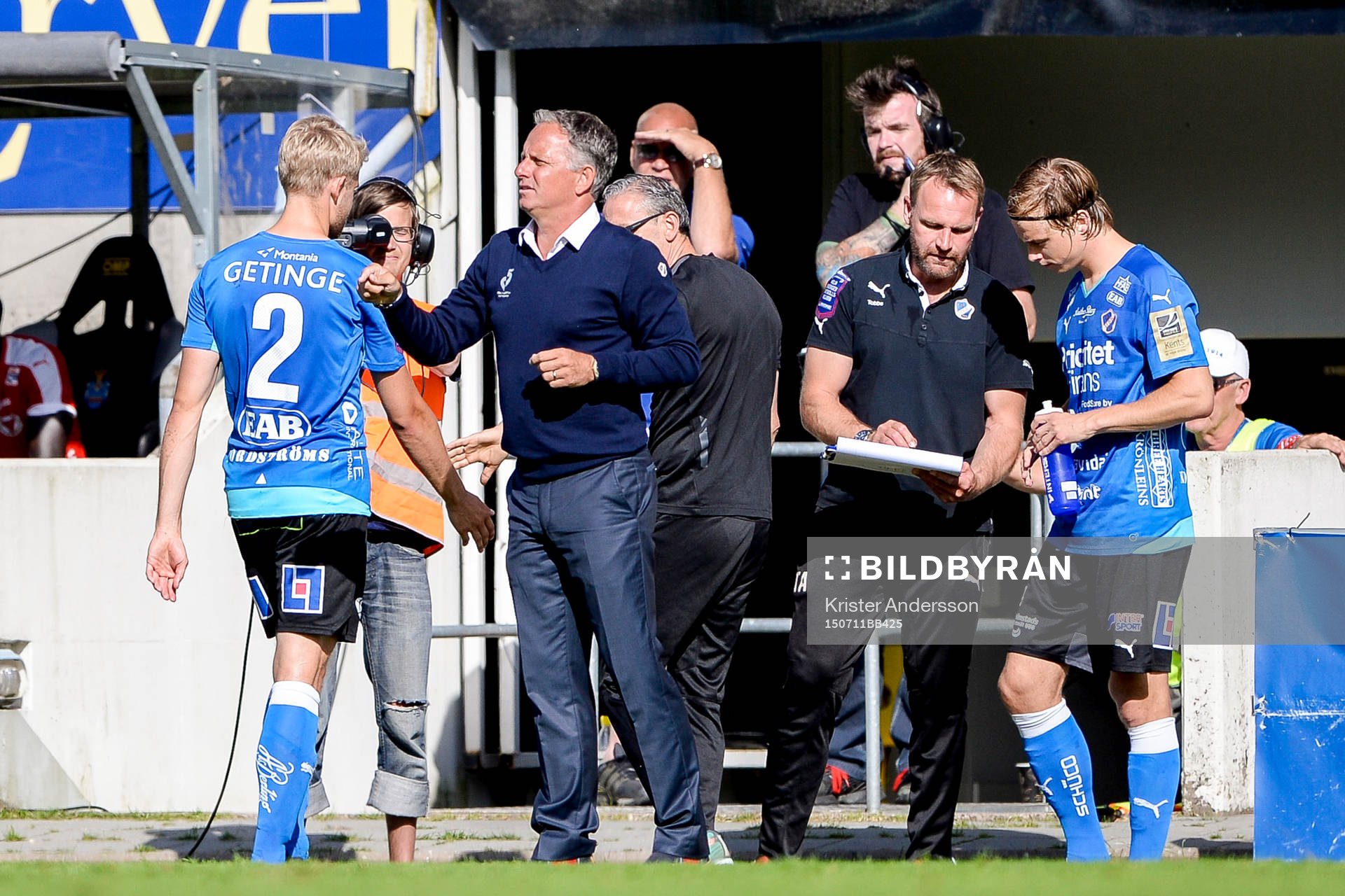 Halmstads Viktor Ljung blir utbytt till förmån av Snorre