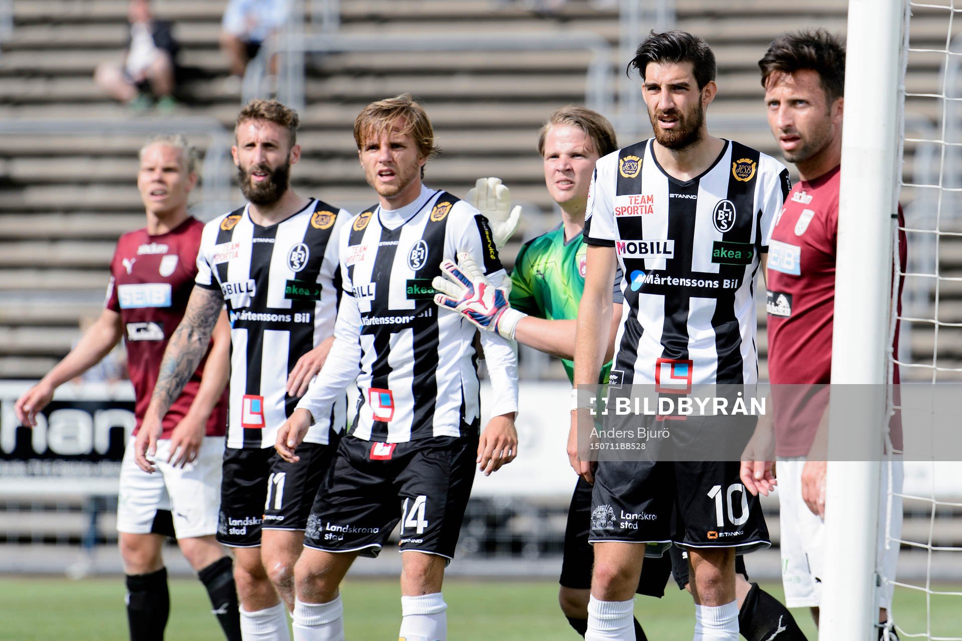 Landskronas Andrew Stadler ,Mårten Nordbeck och Muamet