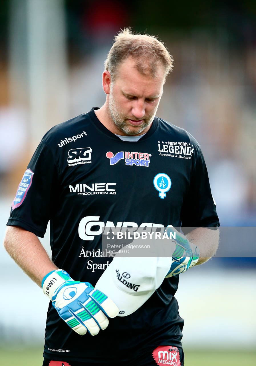 Åtvidabergs målvakt Henrik Gustavsson