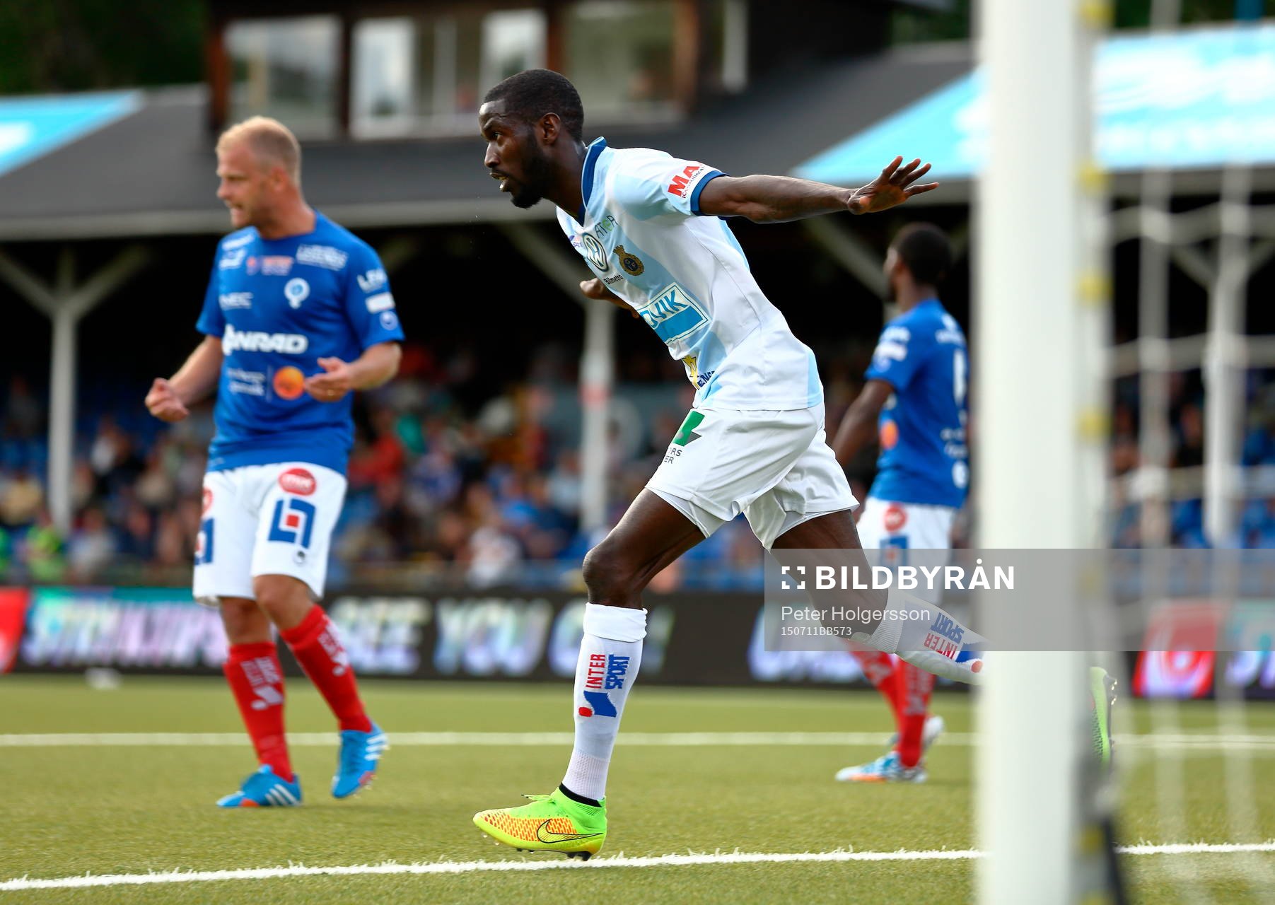 Gefles Dioh Williams jublar och Åtvidabergs Kristian