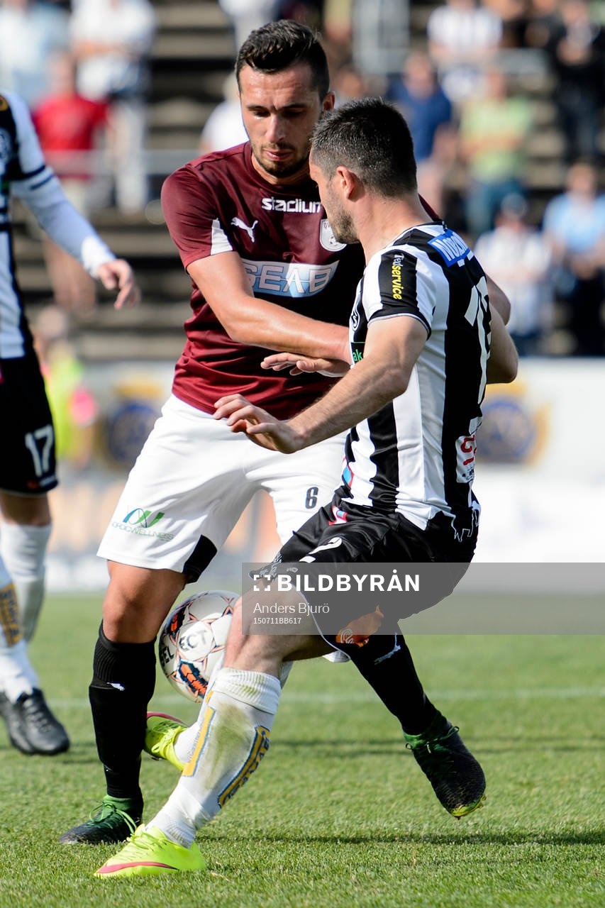 Qvidings Agon Beqiri mot Landskronas Igor Arsenijevic