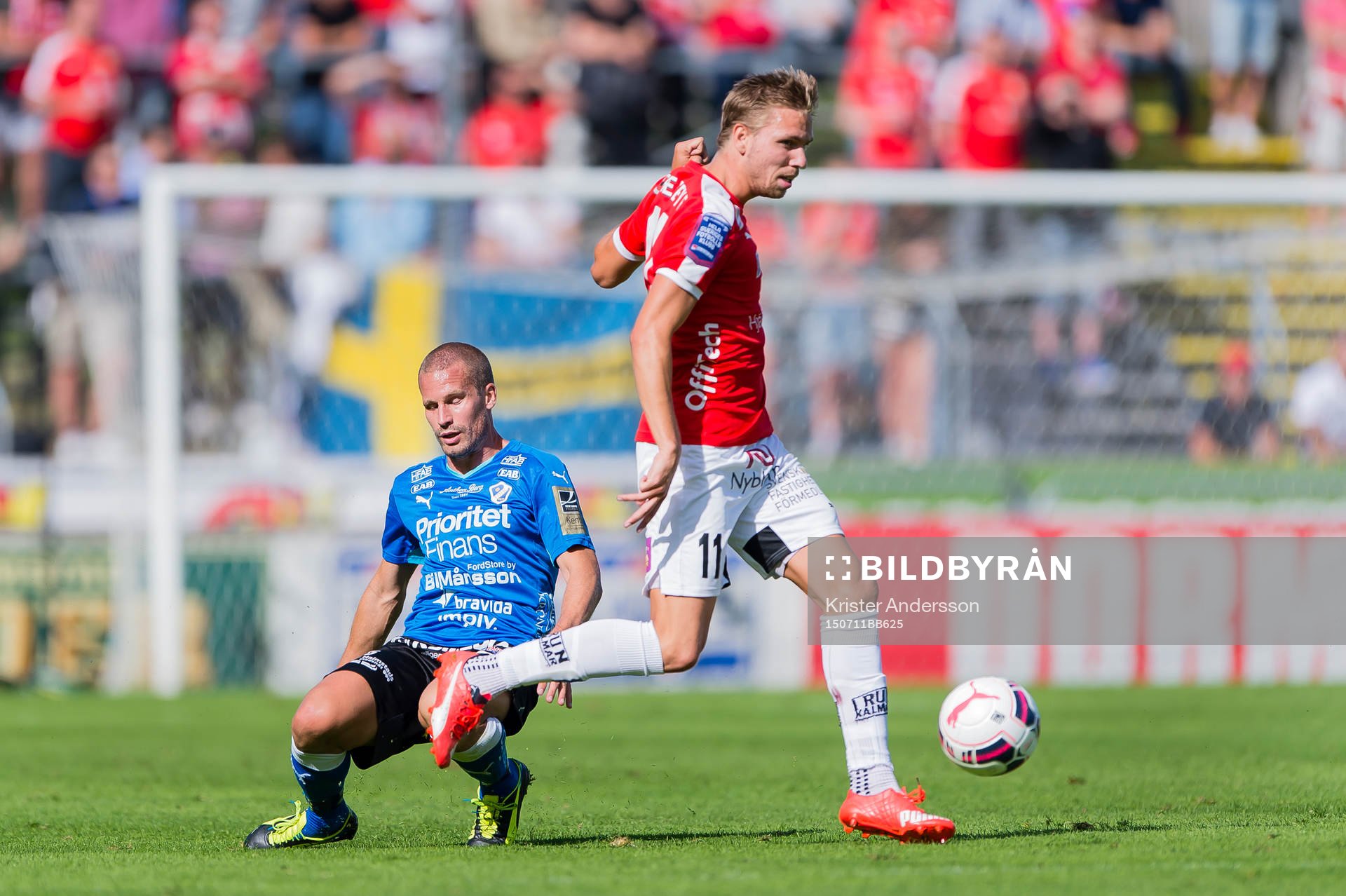 Halmstads Christoffer Andersson och Kalmars Jonathan Ring