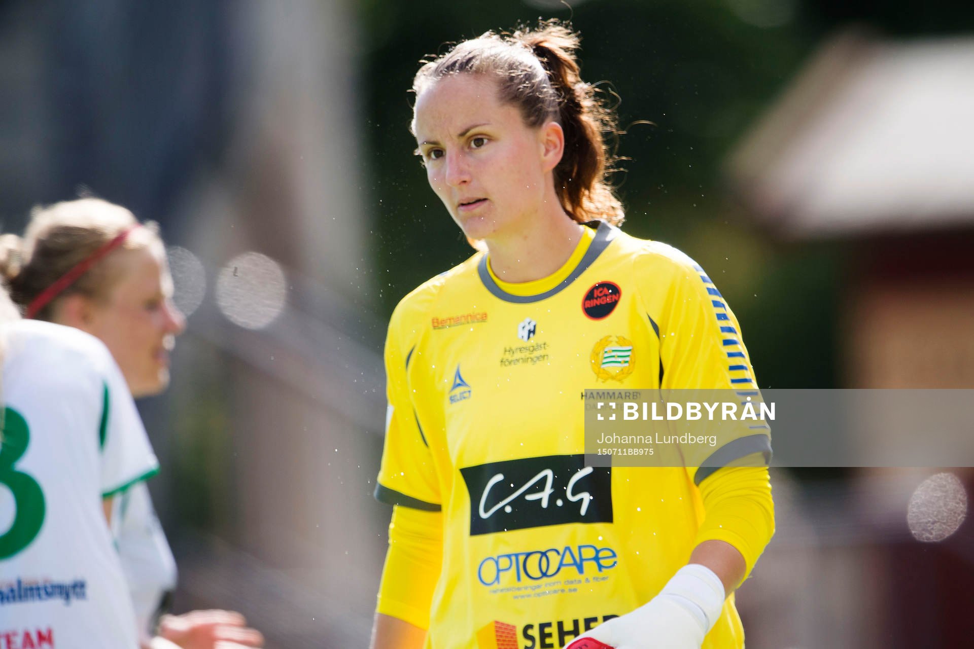 Hammarbys målvakt Sofia Lundgren