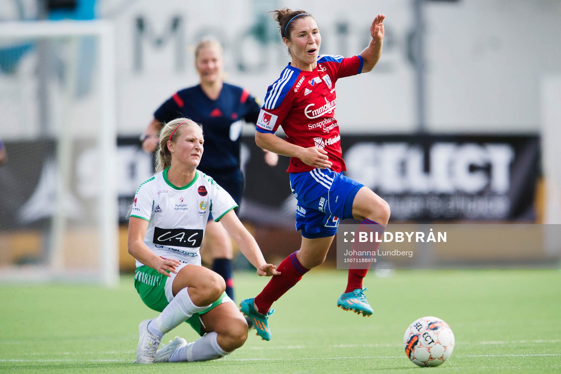 Hammarbys Moa Hedell och Vittsjös Jane Ross