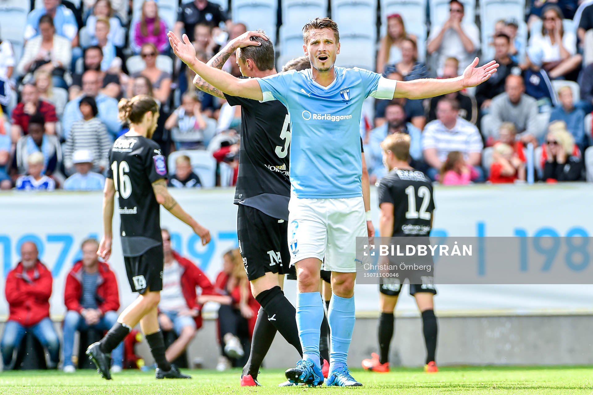 Malmö FFs Markus Rosenberg deppar