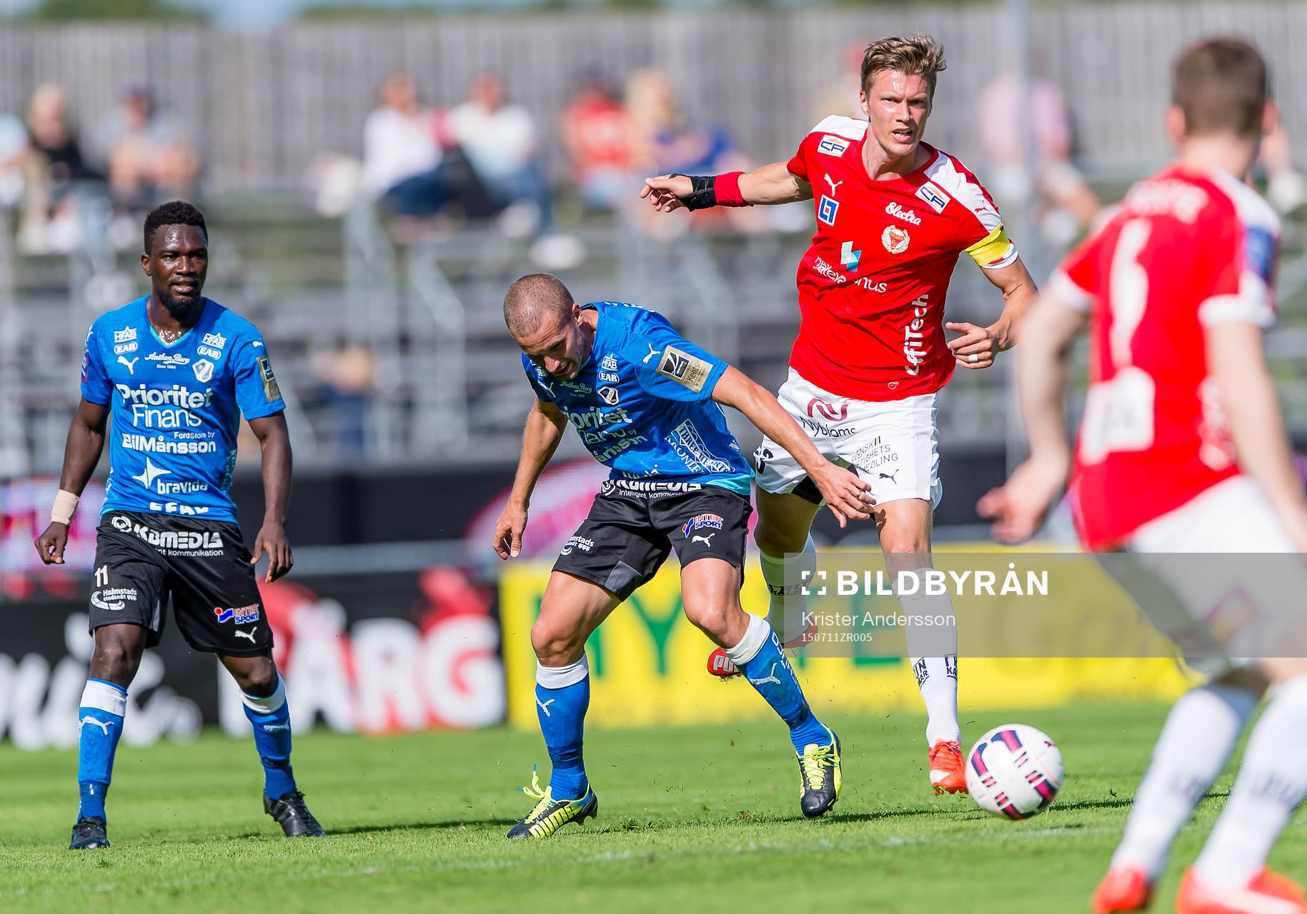 Kalmars Viktor Elm och Halmstads Christoffer Andersson