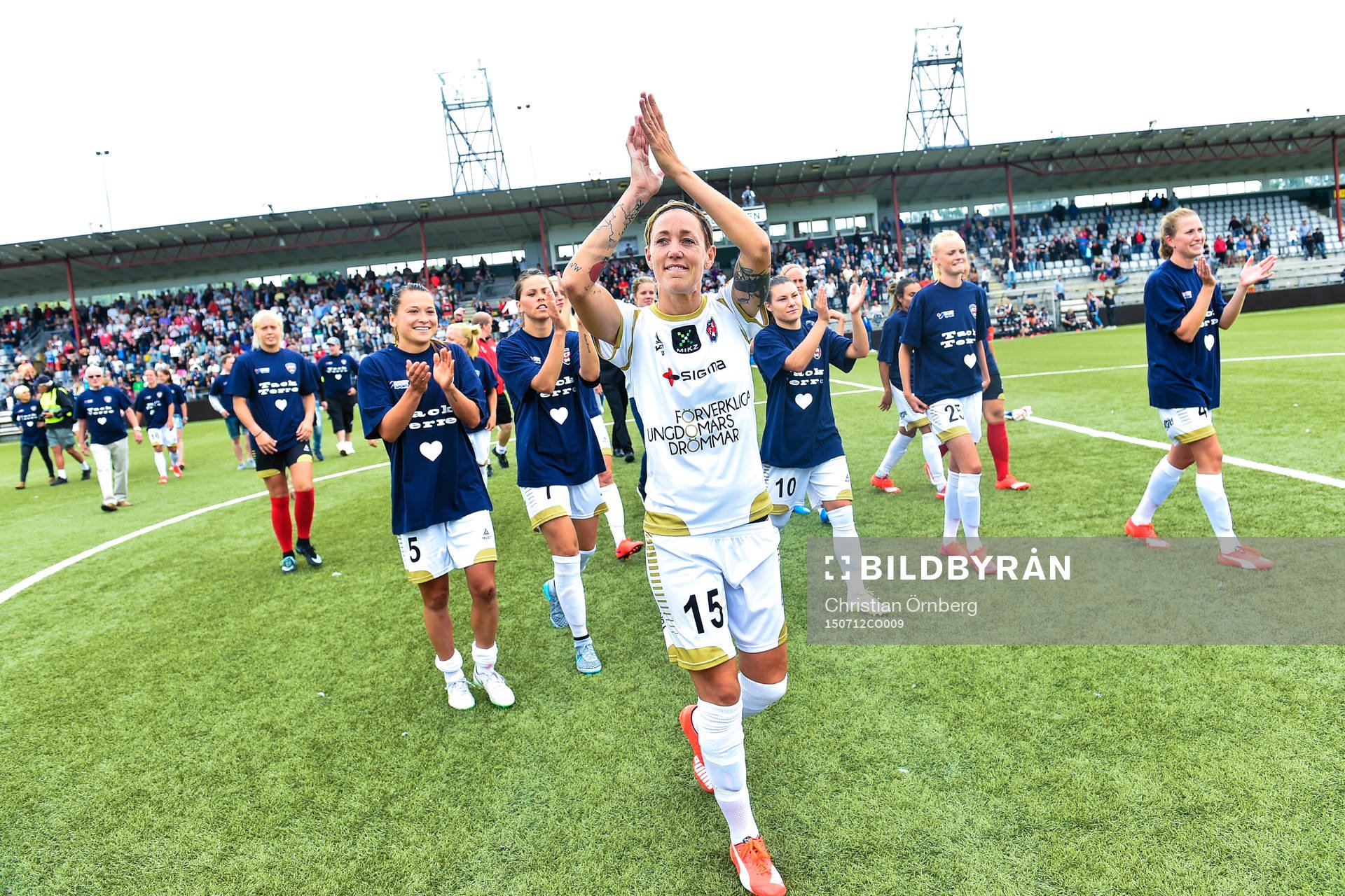FC Rosengårds Therese Sjögran hyllas