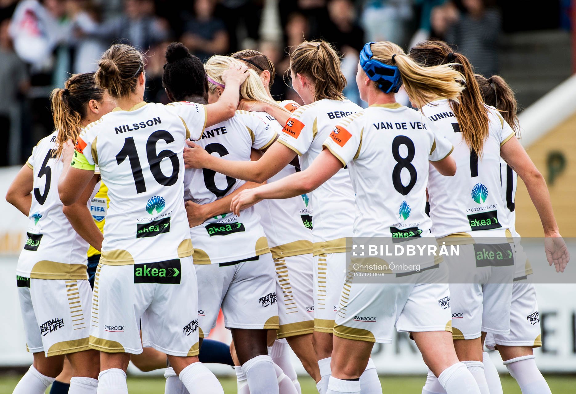 Jubel i FC Rosengårds