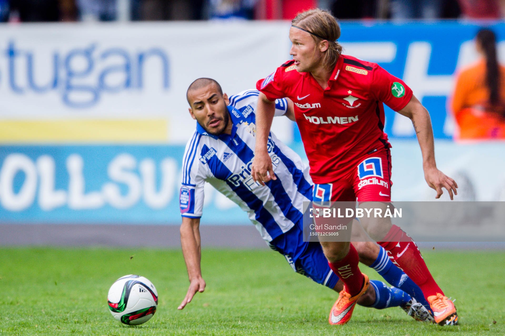 IFK Göteborgs Haitam Aleesami och Norrköpings Nicklas