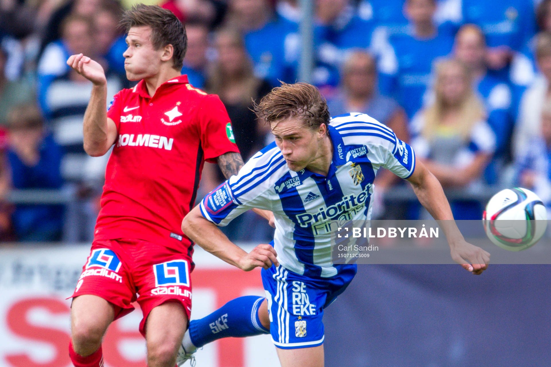 Norrköpings Arnor Ingvi Traustason och IFK Göteborgs