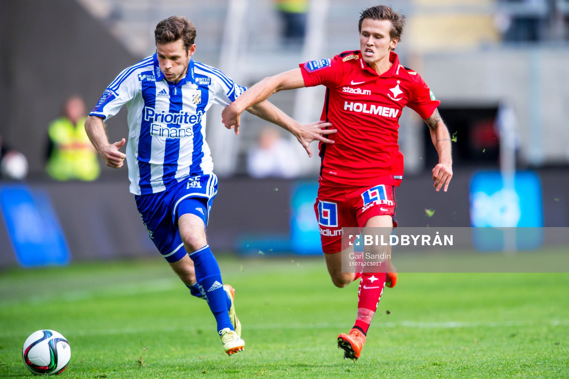 IFK Göteborgs Emil Salomonsson och Norrköpings Arnor
