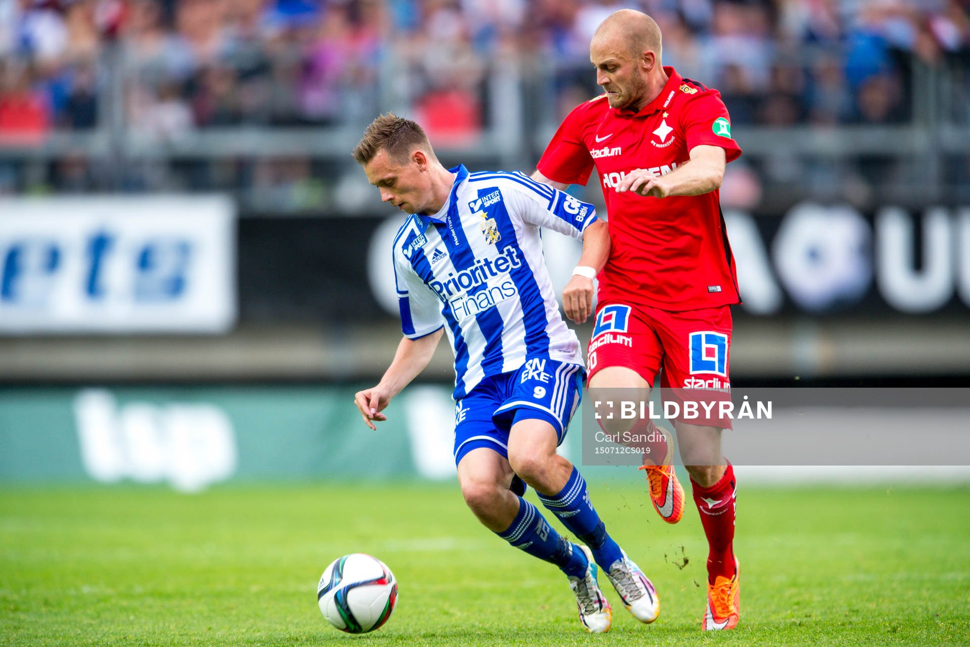IFK Göteborgs Jakob Ankersen och Norrköpings Daniel