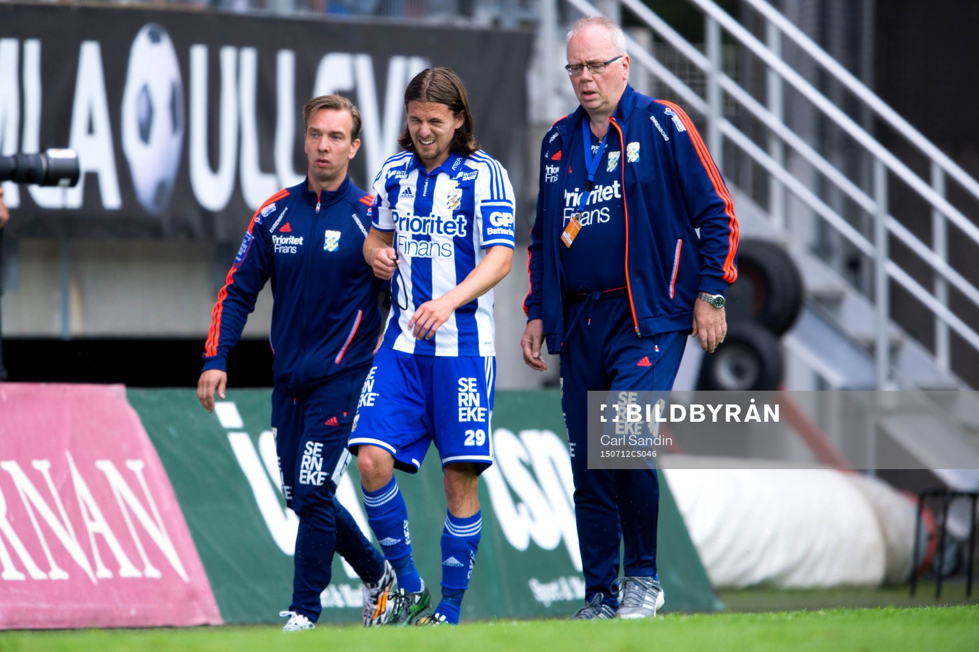 IFK Göteborgs Lasse Vibe reagerar