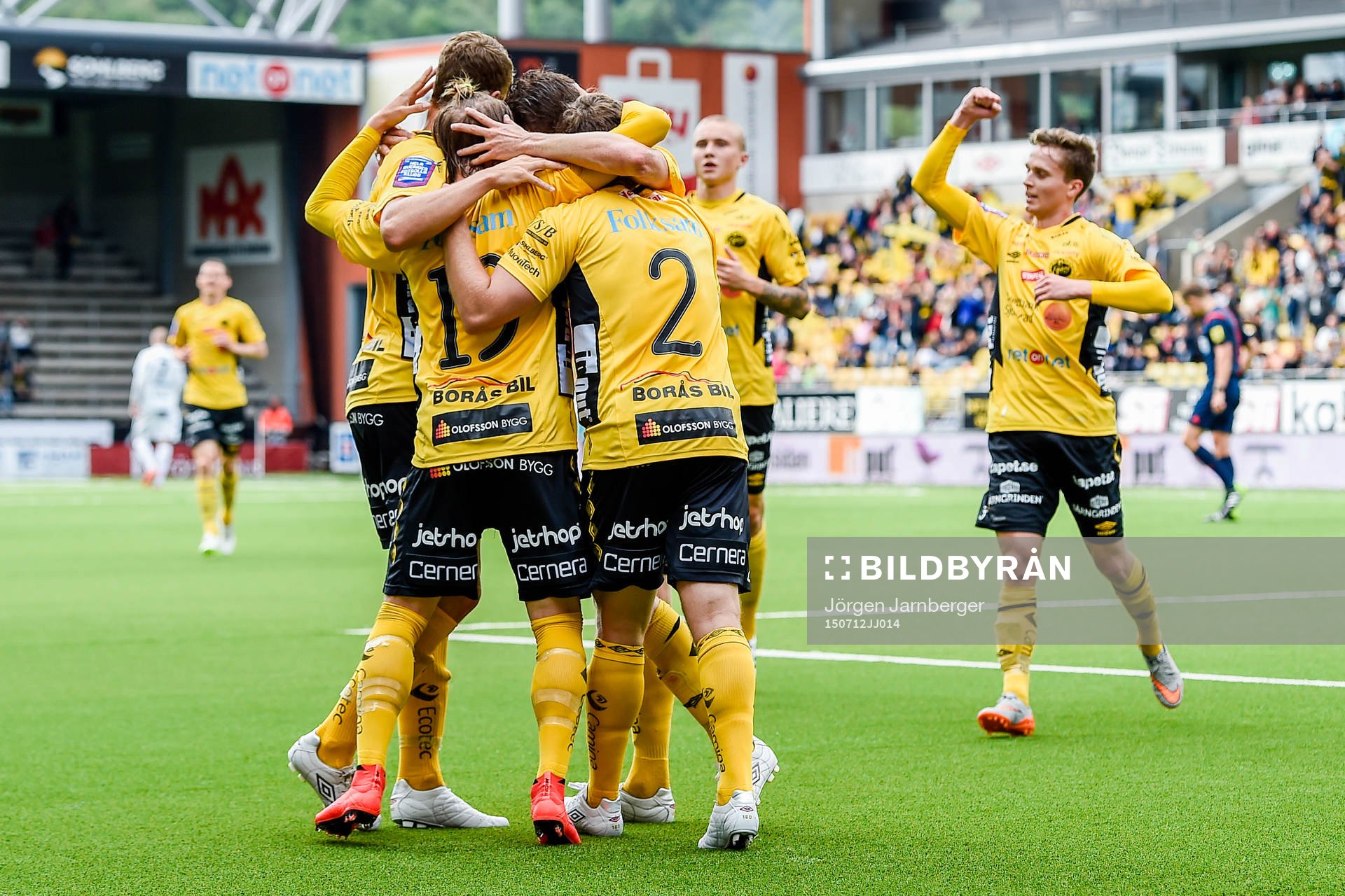 Elfsborgs spelare jublar