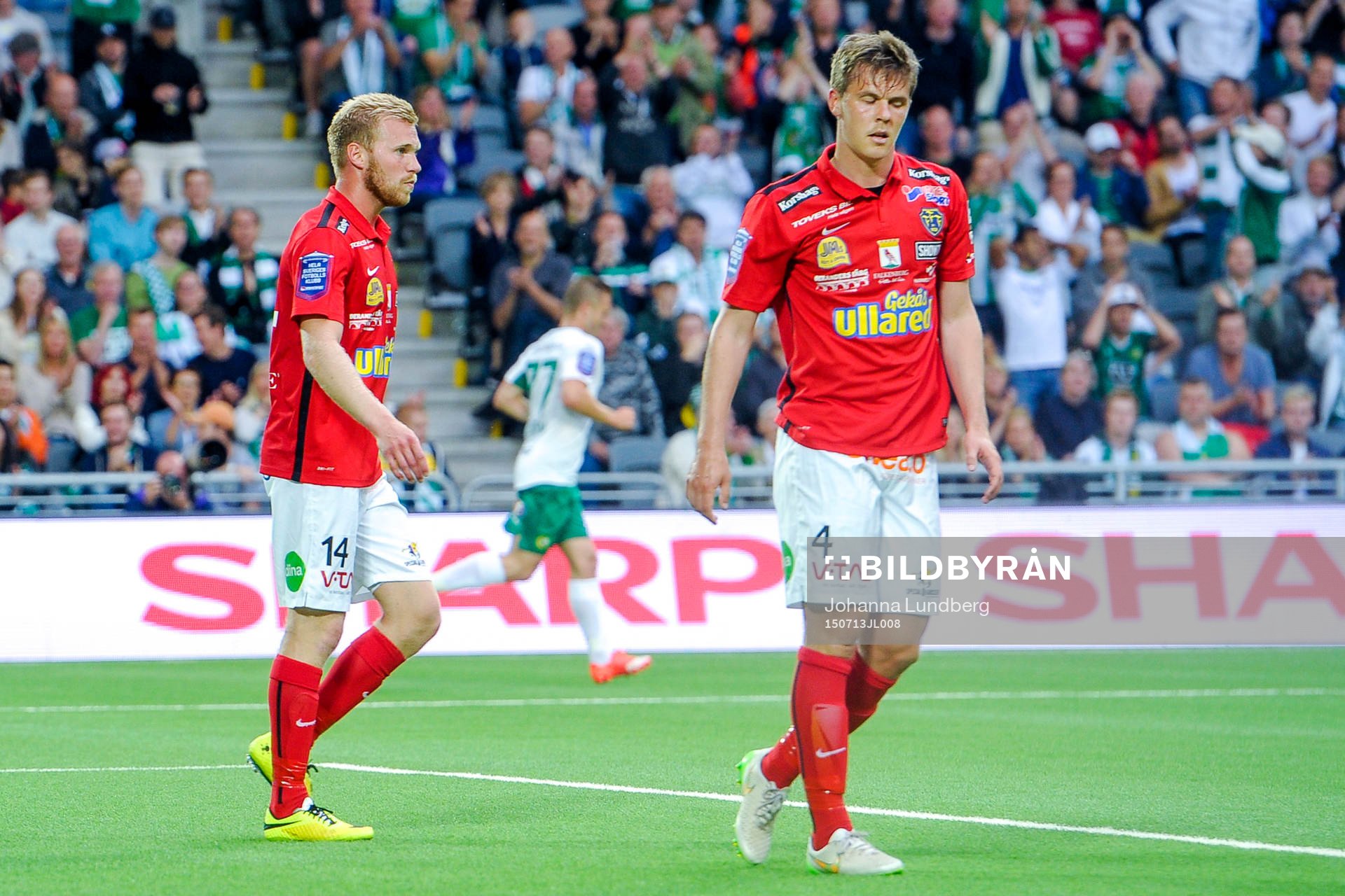 Falkenbergs Per Karlsson och Daniel Johansson deppar