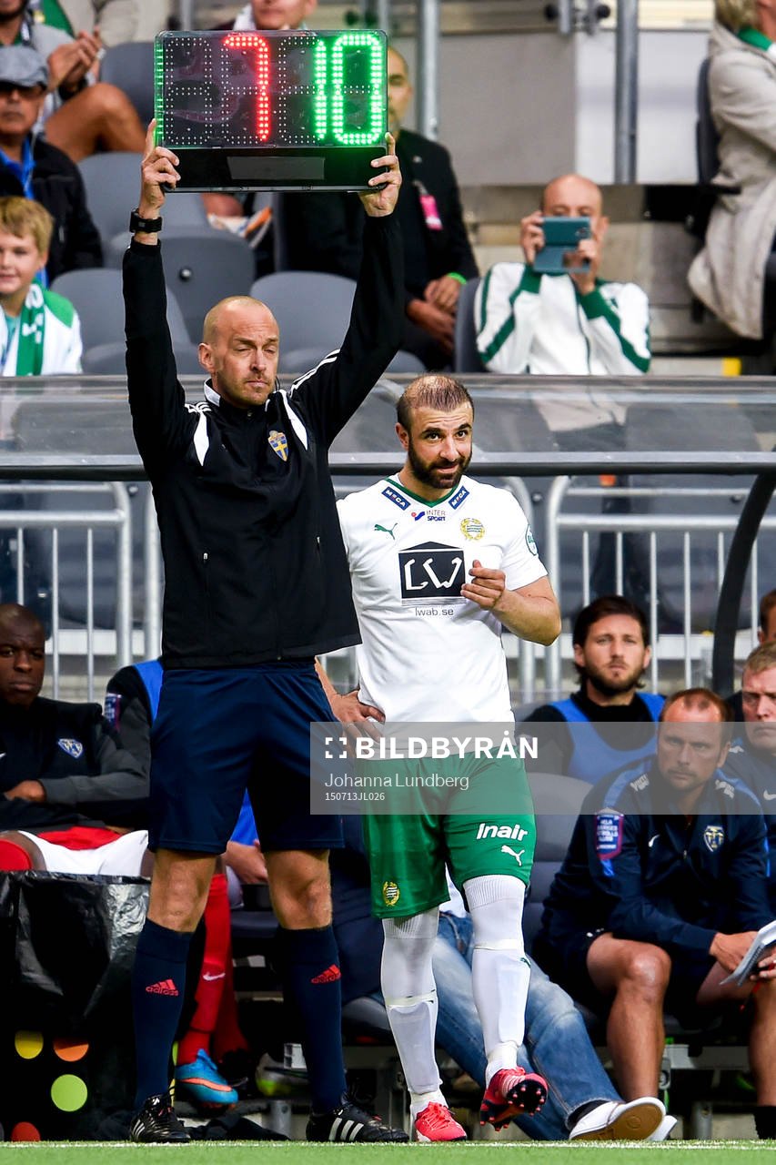 Hammarbys Kennedy Bakircioglu blir inbytt